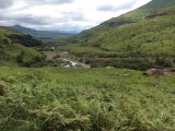 Uitzicht op weg naar waterval