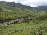 Uitzicht op weg naar waterval