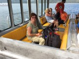 Boottocht over het meer in Knysna