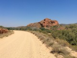 Landschap op weg naar Montagu
