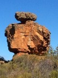 Rotsformaties op weg naar Clanwilliam