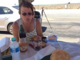 Picknick onderweg naar Okiep