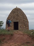 Schuilhut voor pelgrims