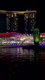 Marine skydeck van Singapore River by night.deel 4