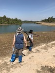 Dag 5: Yvon met gids Ben na afloop van de hike