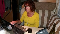 Rechercheur Jo aan het werk
