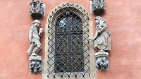 Detail van het raadhuis