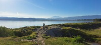 Een wandeling rond de lagune vroeg in de ochtend!