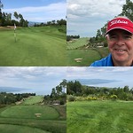 26 aug: een blije golfer!