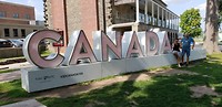 28 augustus: bij het Canadasign in Fredericton