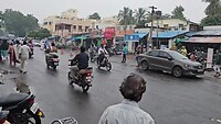 Impressie van verkeer in zuid india