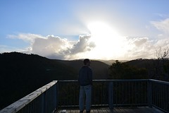 Wim bij Teddy's Lookout - Lorne