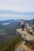 Jolien op Boroka Lookout