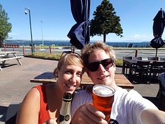 Aperitieven bij Lake Taupo (3)