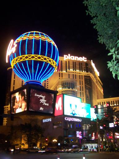 las vegas by night
