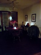 The dining room at a Saturday evening