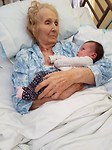 Raegan Elisabeth and great grandma Lucille