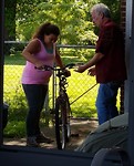Grandpa can I borrow your bike?