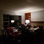 Living room before painting
