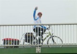 Na de beklimming van de "Col du canal de Juliaan"