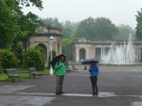 Een regenachtige dag in Bilbao