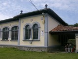 Het schoolgebouw in Soto de Luiña