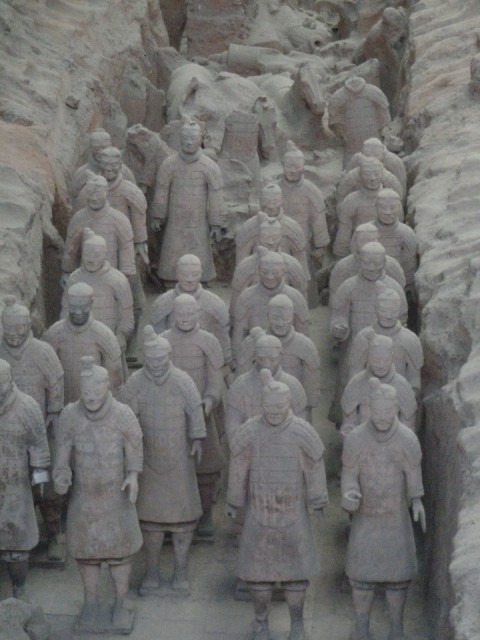 Terra Cotta leger van Xi,An