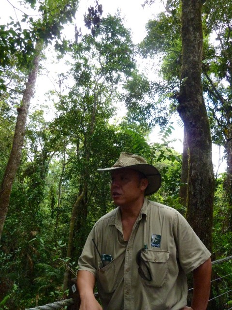 Uitleg van een Maori ranger