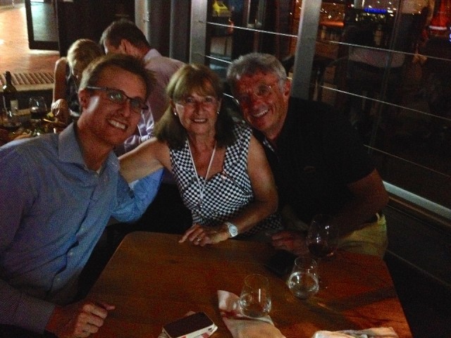 Met Daniel in restaurant " Meat & Wine "