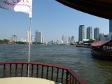 vanuit het hotel bootje