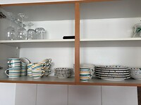 In de kast zelfs een Gemunden servies