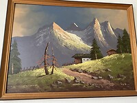 Het schilderij in het appartement