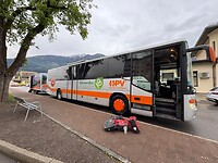 De pendelbus tussen Mallnitz en Bad Gastein