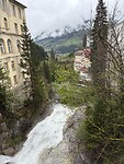 Een waterval dwars door Bad Gastein