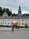 Een van de pleinen in Salzburg