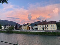 Avondrood in Bad Ischl
