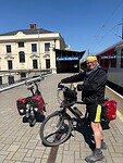 Aankomst op het station van Ceske Budejovice