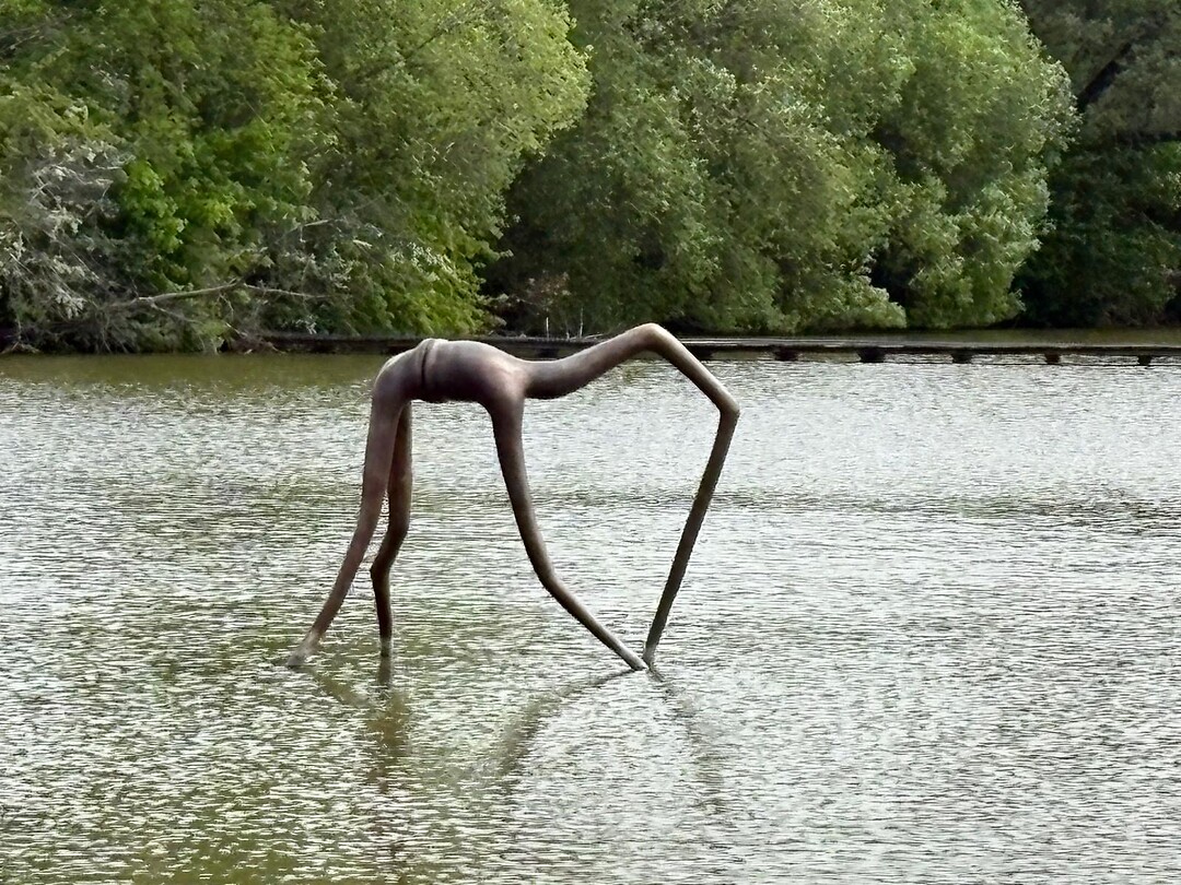 Kunstwerk onderweg