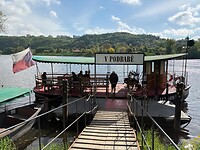 Het pontje over de Moldau