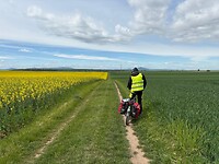 Eindeloze paden door de landerijen