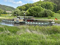Raderboten op de Elbe