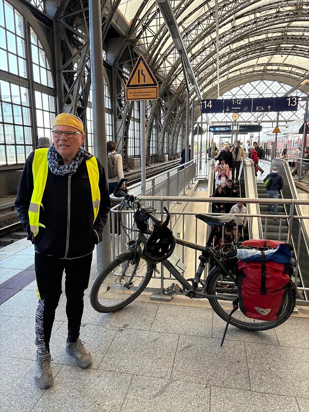 Treinstation in Dresden