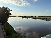 De Elbe gisteravond