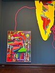 Werk van Franz Ackermann uit 2020 in de Kunsthalle