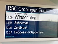 De rit naar Groningen Euroborg