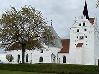 De kerk van Horne Kirkegård.