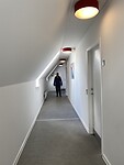 De gang van de jeugdherberg van Ringsted.