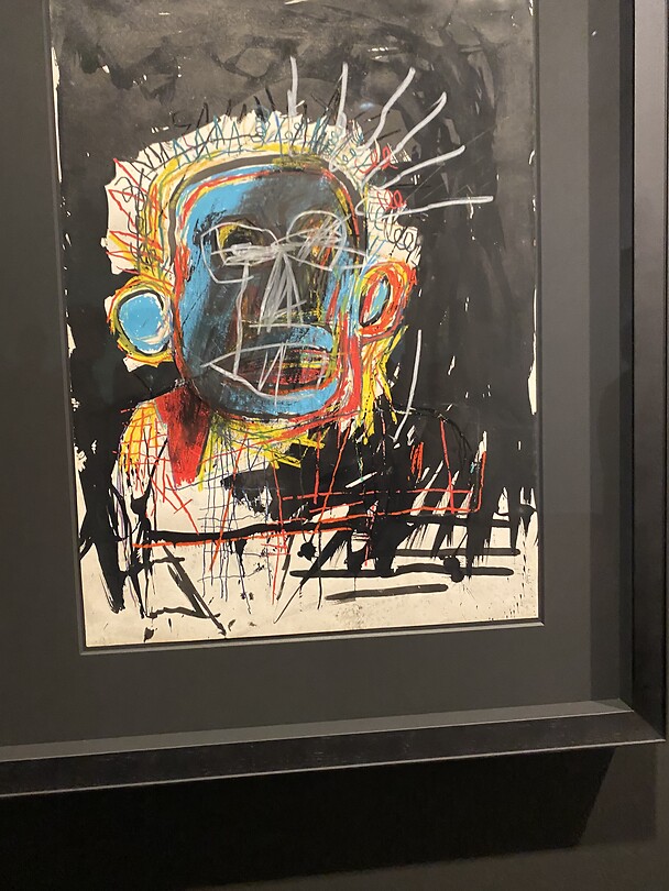 Jean-Michel Basquiat - zelfportret.