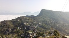Bandipur vanaf een bergtop