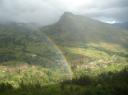 Regenboog in de heilige vallei
